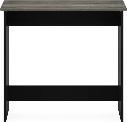Miniatura 6 de FURINNO Mesa de estudio sencilla para uso residencial, roble francés gris, 15.5 pulgadas x 31.5 pulgadas x 29.75 pulgadas