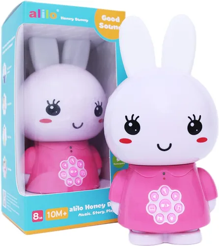 Miniatura 12 de alilo Honey Bunny - Reproductor de audio de historias musicales para niños pequeños de 1 a 5 años, regalos de Pascua para bebés y niñas, precargado