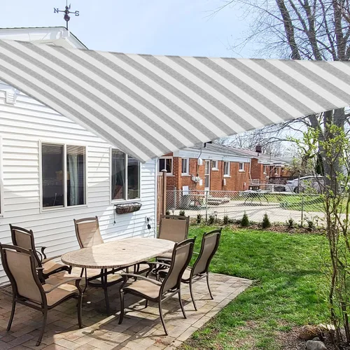 Miniatura 14 de Windscreen4less Toldo Vela de Sombra Solar Triangular de 12' x 12' x 12' Pies, Cubierta de Toldo para Exteriores, Bloqueo UV para Patio Trasero, Rojo