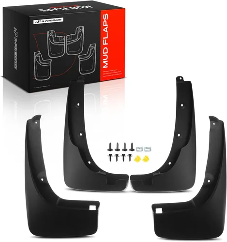 A-Premium Guardabarros compatibles con Toyota RAV4 2000-2005 Sport Utility, no requiere perforación, protectores de lodo con accesorios de hardware,