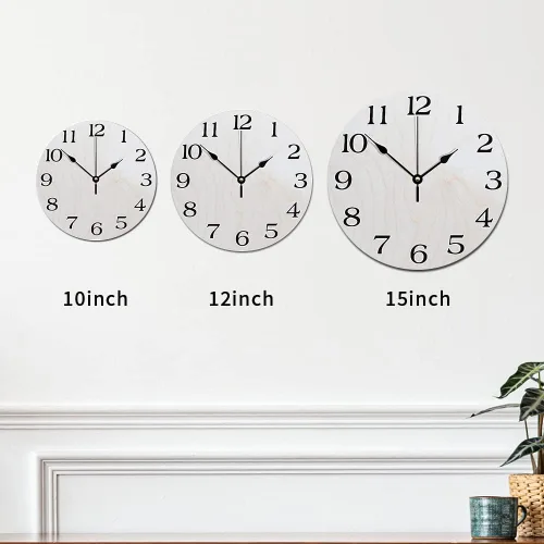 Miniatura 7 de Reloj de pared de Costa Rica Landmark - Reloj colgante de viaje silencioso grande de 10 pulgadas para dormitorio, sala de estar, decoración de pared