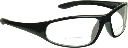proSPORT Lentes de seguridad bifocales con lente transparente Z87 con lectores para hombres y mujeres