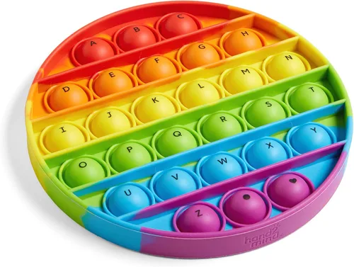 Miniatura 8 de hand2mind Juguetes sensoriales de burbujas del alfabeto, juguetes para la ansiedad para niños, juguetes de letras, juguetes de motricidad fina