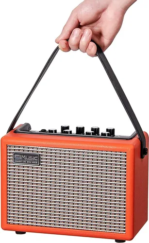 Miniatura 9 de Amplificador de guitarra acústica/eléctrica, amplificador Bluetooth portátil de 15 vatios para guitarra acústica/eléctrica con efecto reverberación