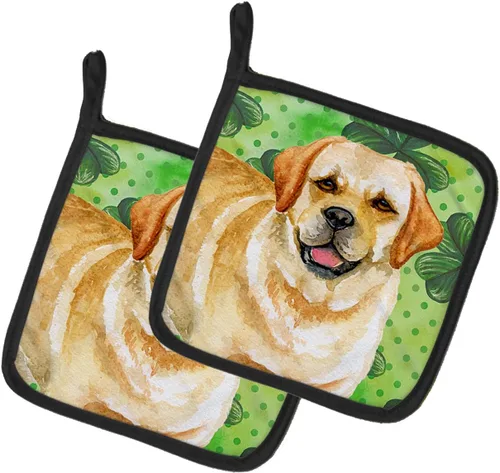 Miniatura 247 de Caroline's Treasures BB9655PTHD - Juego de soportes para ollas de cocina resistentes al calor, almohadillas calientes para horno, 7 1/2 x 7 1/2