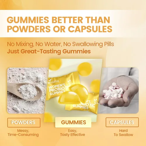 Miniatura 5 de VivoNu Gomitas de Piña para Mujeres Ph, Gomitas de Probióticos para Mujeres, Gomita de Equilibrio Femenino, Gomitas de Probióticos de Mango y Piña