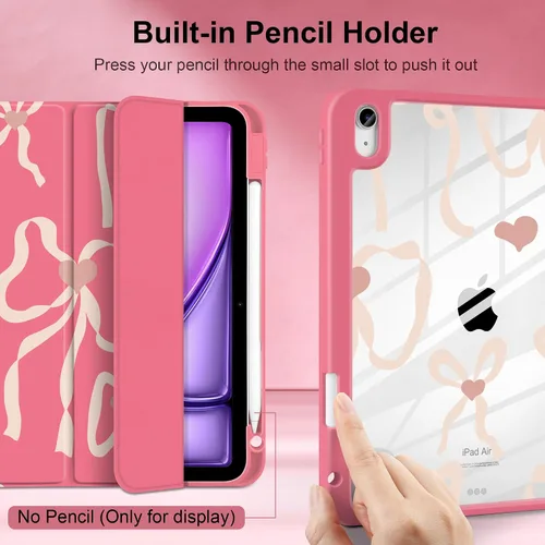 Miniatura 6 de MEEgoodo Funda para iPad Air de 11 pulgadas M3 2025 / M2 2024, para iPad Air de 5ª y 4ª generación de 10.9 pulgadas 2022/2020, funda para tableta