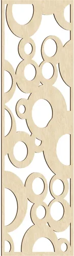 Miniatura 114 de Farwell Paneles de pared decorativos de madera con calado, 13 3/8 pulgadas de ancho x 34 3/8 pulgadas de alto x 1/4 de alto, roble rojo rojo