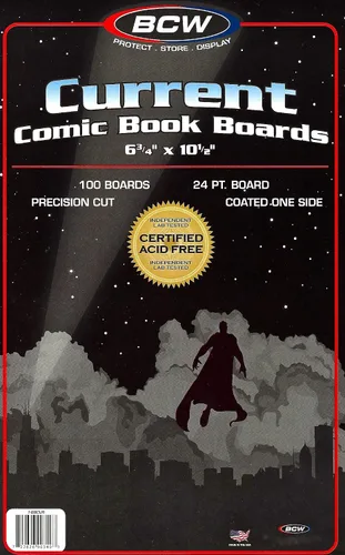 Miniatura 2 de BCW Supplies - BCW-BBCUR - Current Size Comic Backing Boards - (1000 Boards)