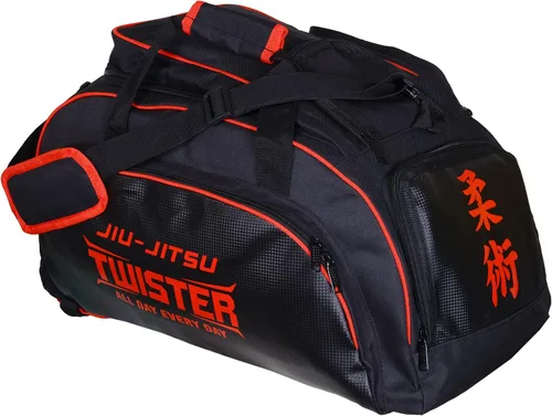 Miniatura 3 de Twister Jiu Jitsu - Bolsa de karate, Negro/Rojo, Mediana, Mochilas Jiu Jitsu
