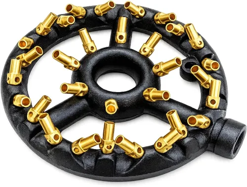 Miniatura 12 de Wok chino rango 23 puntas Jet Burner, puntas de cobre, cuerpo de hierro fundido, gas natural WR-JBR23NG