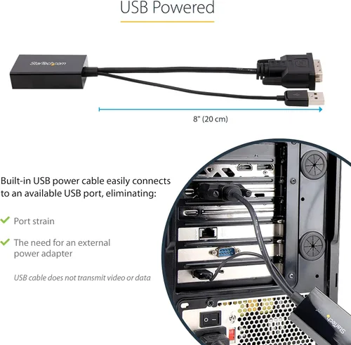 Miniatura 5 de StarTech Utilice este convertidor Dvi a Displayport para conectar su computadora Dvi a un Dp Monit