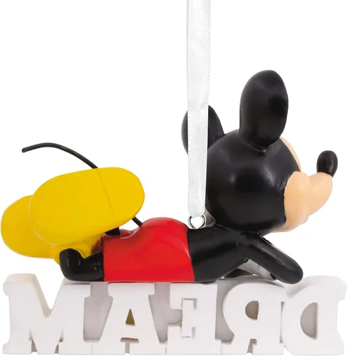 Miniatura 2 de Hallmark Disney Mickey Mouse Dream - Adorno navideño de resina (0002HCM9029)