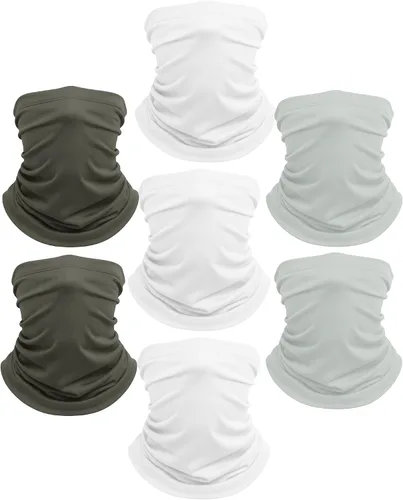 Miniatura 13 de Xeoxarel Neck Gaiter, 7 Pack Cooling UV Protection, Bandana Face Mask Scarf for Men and Women
