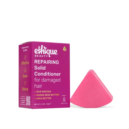 Miniatura 12 de Barra de acondicionador diario Ethique para cabello suave y brillante con vitamina C - Sin plástico, sin crueldad, vegano, 60 g - Anteriormente The