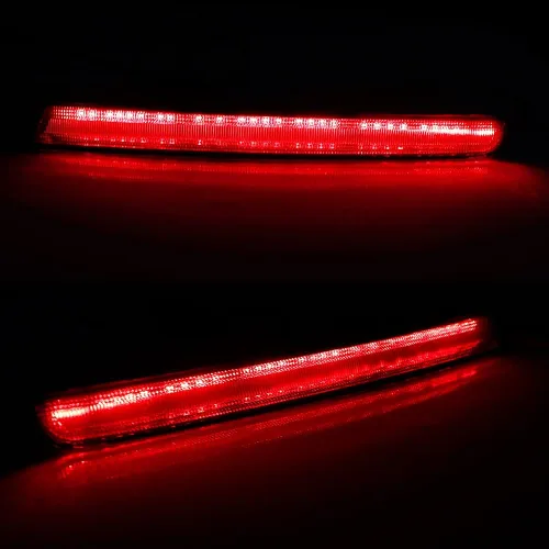 Miniatura 6 de luces LED de reflector de parachoques completas con lente ahumada Compatible con Ford Explorer 2011 2012 2013 2014 2015 - Funcionan como luces