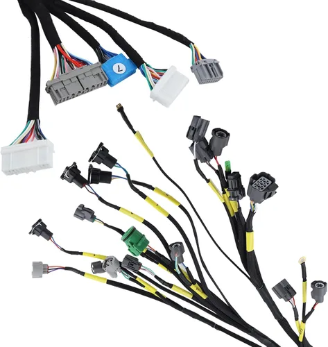 Miniatura 5 de Conjunto de cables de motor compatible con Honda Civic Integra B16 B18 D16 OBD1 Budget D & B-Series Tucked CNCH-OBD1-1