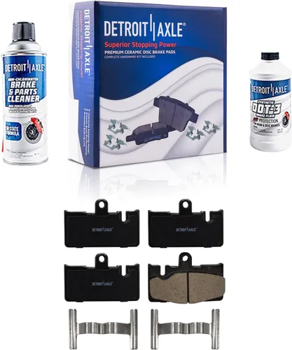 Miniatura 111 de Detroit Axle - Pastillas de freno traseras para Kia Sportage 2017-2022, Hyundai Tucson 2016-2021, pastillas de freno de cerámica 2018 2019 2020