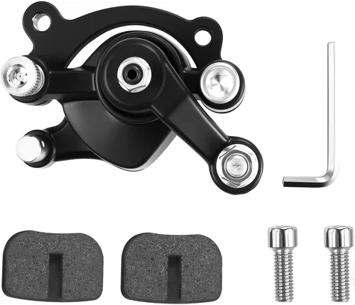 Pinza de freno de disco delantero y almohadilla para MBX10 MBX11 80cc MM-B80 105cc MM-B105 CT100U CC100X Trail Mini Bike 47 49cc Mini ATV Gas Negro