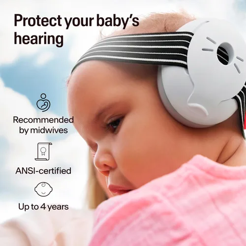 Miniatura 2 de Alpine Muffy - Protección de oídos para bebés y niños pequeños de hasta 36 meses, certificado CE y ANSI, orejeras con reducción de ruido, cómodos
