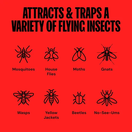 Miniatura 4 de Dynatrap DT2030SR Trampas para Moscas al Aire Libre – Asesino de Mosquitos y de Insectos Voladores para 1 Hectárea – Mata Mosquitos, Moscas