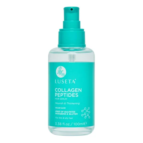 Miniatura 10 de Luseta - Suero capilar de cúrcuma y colágeno para cabello dañado y adelgazante, tratamiento de aceite fortalecedor que evita la rotura para mujeres
