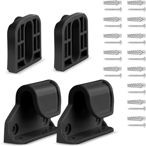 Piezas de repuesto retráctiles para puerta de bebé, 55 pulgadas de ancho x 33 pulgadas de alto (incluye 2 pestillos + 2 soportes + 1 juego de