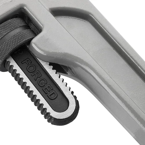 Miniatura 4 de DURATECH Llave de tubo recto de aluminio de 36 pulgadas de servicio pesado, llave de fontanería ajustable, forjada por caída, supera el estándar GGG