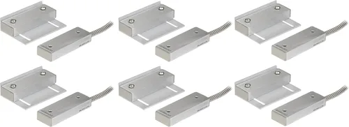 Miniatura 6 de Seco-Larm SM-4601-L3Q - Juego de 3 interruptores de contacto magnéticos industriales de gran hueco, espacio de operación de 3 pulgadas NO/NC, bucle
