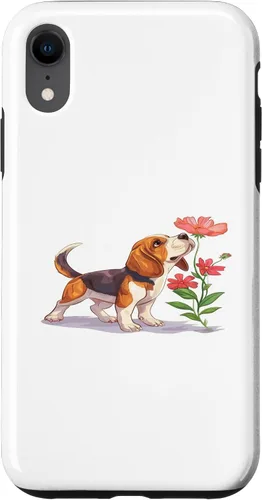 iPhone XR Funny Sniffari Support Squad Beagle Dog Lover Puppy Parent Case