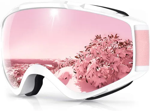 Miniatura 15 de Findway - Gafas de esquí para usar sobre anteojos, para nieve y snowboard, para hombre, mujer y jóvenes, 100 % protección contra rayos ultravioleta