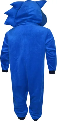 Miniatura 2 de Komar Kids Sonic the Hedgehog - Pijama tipo mameluco azul para niños