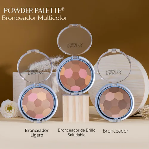 Miniatura 5 de Physicians Formula Mineral Wear®Diamond Bronzer - Híbrido cremoso en polvo y suero, acabado ligero y húmedo, minimiza la apariencia de poros