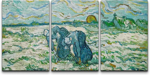 Miniatura 139 de Lienzo decorativo para pared - cuadro con estampado Giclée para decoración del hogar Noche estrellada sobre el Ródano