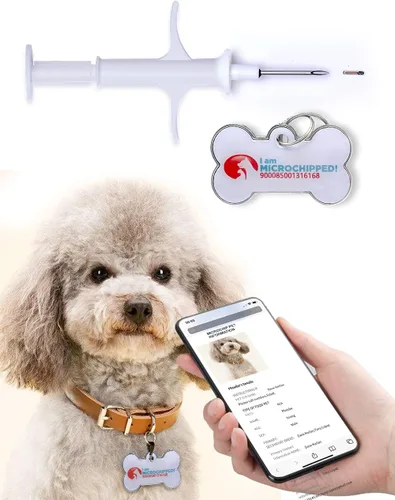 Miniatura 9 de RexID Kit de implante de microchip para mascotas de 0.049 in y 0.276 in junto con etiqueta de identificación inteligente para conectar al dueño