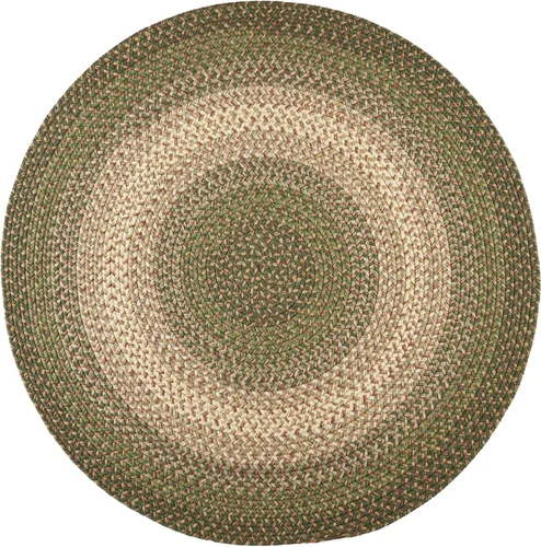 Miniatura 20 de Rhody Rug Easy Living EL33 Taupetone - Alfombra ovalada trenzada de 4 x 6 pies, decoración del hogar, tapete para piso o dormitorio, de fácil