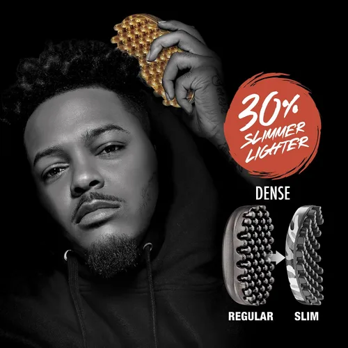 Miniatura 4 de Red by Kiss Bow Wow X Twist King - Cepillo giratorio lavable y duradero para rizos afro, delgado y denso (camuflaje)
