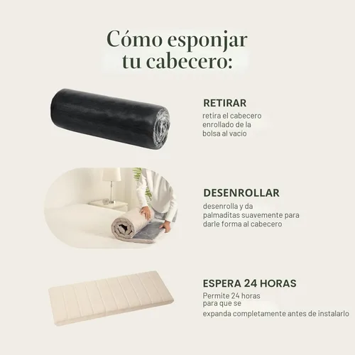 Miniatura 4 de Hearth & Harbor Cabecera tapizada Queen – Cabecera cosida de canal fácil de montar tamaño Queen – Cabeceras montadas en la pared con paneles