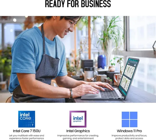 Miniatura 4 de Dell Computadora portátil con pantalla táctil de 16 pulgadas, FHD+ de 16 pulgadas, PC portátil de negocios con pantalla táctil, Intel Core 7