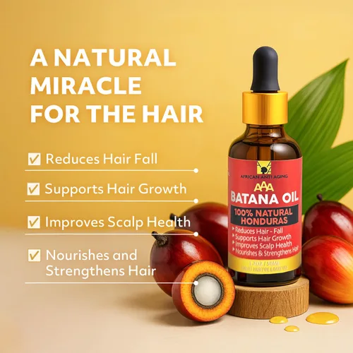 Miniatura 2 de Aceite de batana Honduras 100% natural – Apoya el crecimiento del cabello, repara el cabello dañado, hidrata el cuero cabelludo seco y la piel