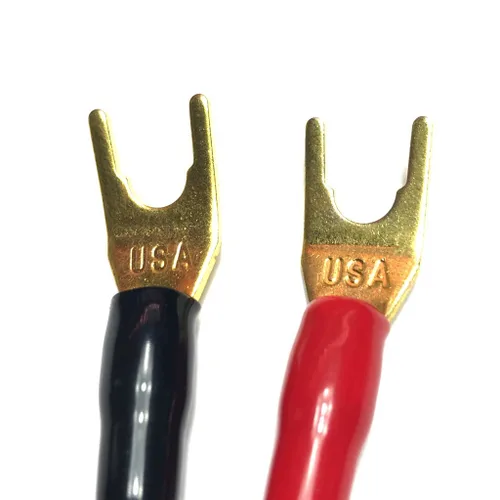 Miniatura 4 de CESS Enchufe de altavoz de horquilla Y Spade Conector de terminal de barrera para poste de encuadernación, paquete de 10