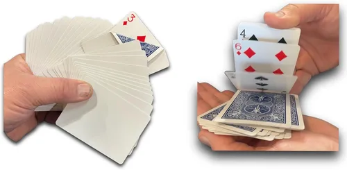 Miniatura 28 de Ilusiones de cartas para magos principiantes a profesionales: aparición, teletransporte, transformando milagros (Baraja Svengali azul)