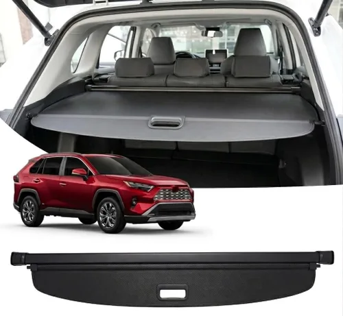 Powerty Cubierta de Carga para Toyota RAV4 2019-2025 2026, Cubierta Retráctil de Maletero Cubierta de Privacidad Reemplazo para Accesorios Toyota