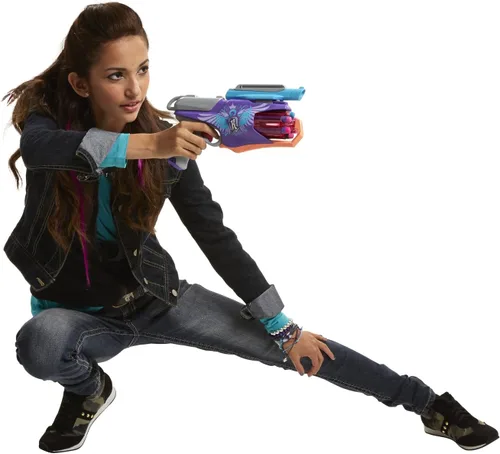Miniatura 7 de Pistola de juguete de dardos de Nerf Rebellez, Estándar, Púrpura