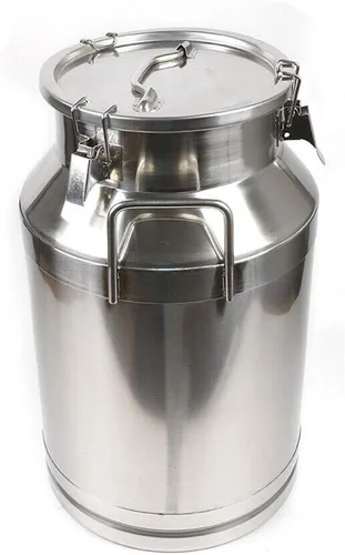Miniatura 3 de Lata de leche con tapa sellada, latas de transporte de leche de acero inoxidable, cubo de vino, jarra, jarra de aceite, barril de almacenamiento