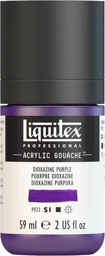 Miniatura 7 de Liquitex Professional - Gouache acrílico profesional, botella de 2 onzas (59 ml), blanco titanio