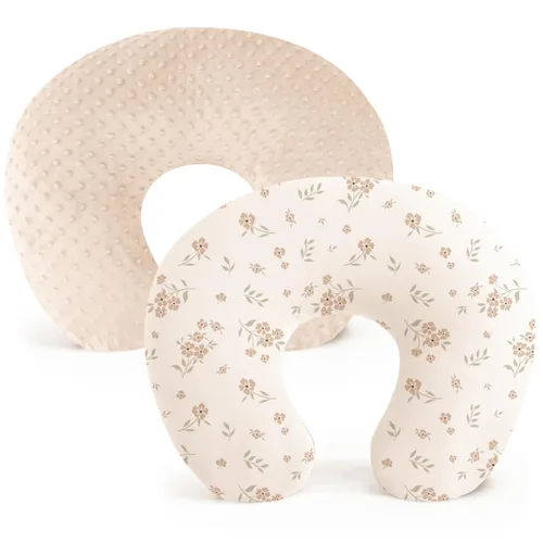 Miniatura 9 de Konssy Paquete de 2 Fundas de Almohada de Lactancia, Cubiertas de Lactancia Suaves y Cómodas para Almohadas de Amamantamiento, Fundas de Almohada