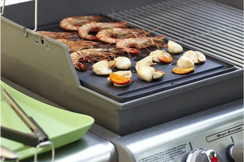 Miniatura 6 de Plancha de hierro fundido 7566 para parrilla de gas Weber Genesis serie 300, repuesto para Weber Genesis 300 Series E-310 E-320 E-330 S-310 S-320