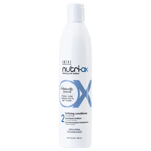 NUTRI-OX Acondicionador fortificante normal para adelgazar el cabello | Cabello más grueso y de aspecto más completo | Probado clínicamente y