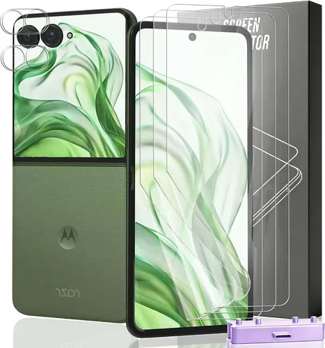 Miniatura 67 de Paquete de 3+2 protectores de pantalla de vidrio templado para teléfono (2a) / (2a) Plus con protector de lente de cámara, dureza 9H, película